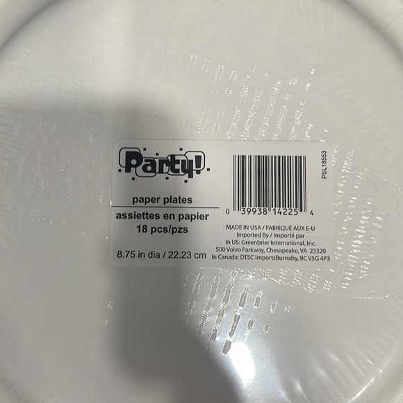 Party supplies set of 6 - Picture 7 of 7